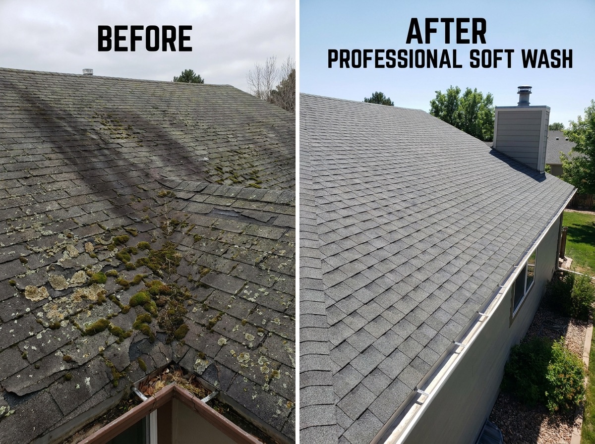 Before and after Roofs