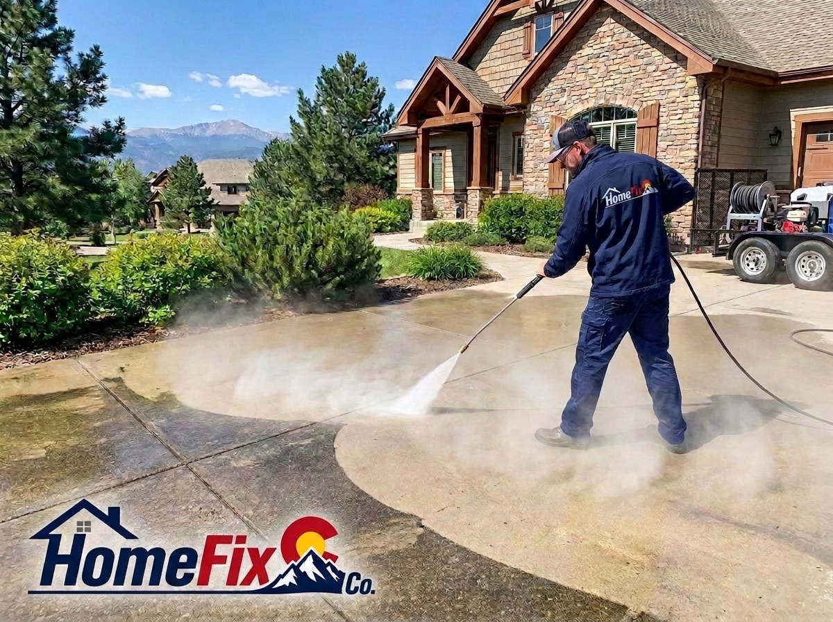 Professional pressure washing service